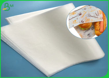 Jungfrau-Holzschliff-Nahrungsmittelgrad weißes MG-Kraftpapier 30gsm 35gsm für Schnellimbiß Tasche