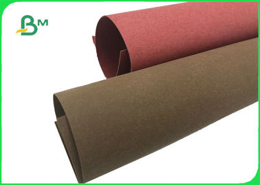 Gute Härte-buntes Rotes/Grün-waschbares Kraftpapiers natürliches Papier für Betriebstasche