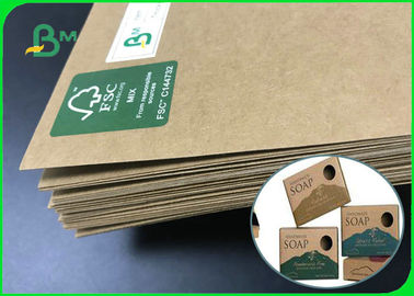 Umweltfreundliches Brown Kraftpapier Verpackenpapier 200GSM 250GSM für Seifen-Kästen