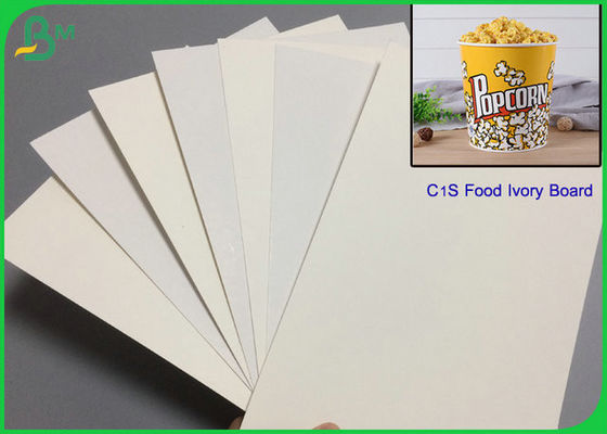Hohes Nahrungsmittelelfenbein-Brett 350g Stiffiness weißes C1S für die Popcorn-Eimer-Herstellung