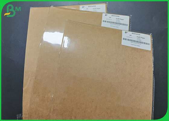 A4 A5 Sheeet Cardstock Karton der Größen-reiner Massen-250gsm 300gsm Brown Kraftpapier