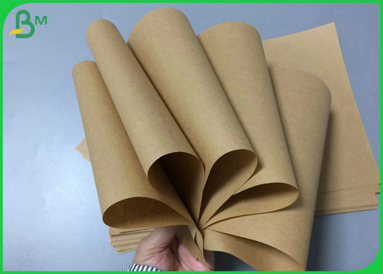 1000mm 1100mm 60GSM 70GSM Lebensmittelklassen-Brown Kraftpapier für Papiertüten