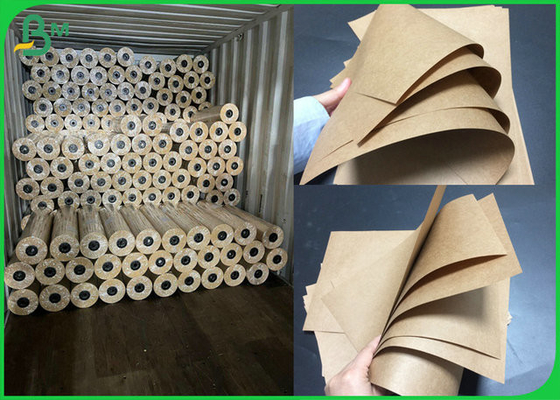 1100mm 80gsm US FDA Zustimmungsmaterial Brown-Kraftpapier Jumbol-Rolle für die Nahrungsmittelverpackung