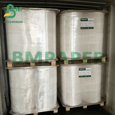 25mm x 1000m Lebensmittelverpackung Strohhalme Weißpapier mit Jumbo Roll 28g
