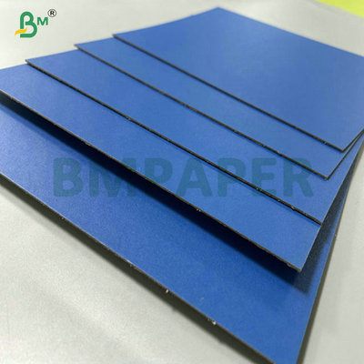 640 x 900 mm 1 mm 2 mm Recyclingblaue Kartenplatte Grauer Rücken für Papierordner