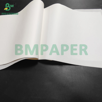 35 gm 38 gm Lebensmittelverpackung Weißes fettdichtes Papier für Sandwich-Kit 7 635 mm