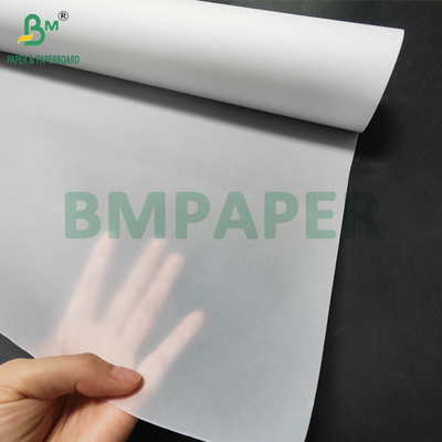 83gsm 93gsm Durchsichtiges Tintenstrahlspurenpapier zur Zeichnung von Skizzen 914mm x 50m