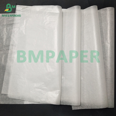20 g/m Weißes halbtransparentes Ölblottingspapier für die Verpackung von Kleidung
