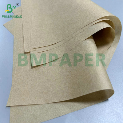35 gr 38 gr Lebensmittelsicherheit Braun Farbe Fettdichtes Papier zum Verpacken von Hamburgern A1 A0