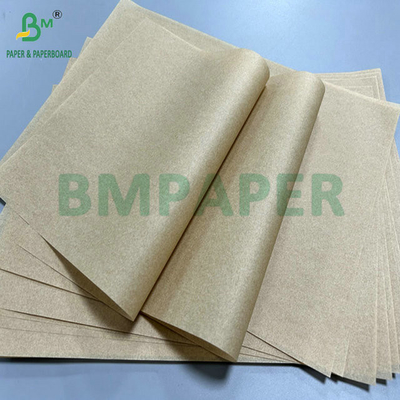 35 gr 38 gr Lebensmittelsicherheit Braun Farbe Fettdichtes Papier zum Verpacken von Hamburgern A1 A0