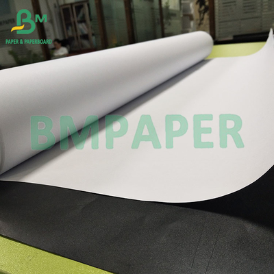 20LB Weißes, nicht beschichtetes CAD-Bondpapier für die Technik 24&quot;*150ft Rollen