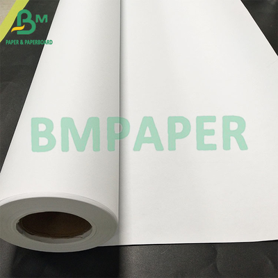20LB Weißes, nicht beschichtetes CAD-Bondpapier für die Technik 24&quot;*150ft Rollen