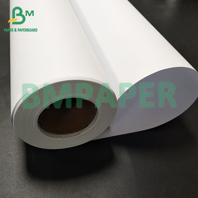 20LB Weißes, nicht beschichtetes CAD-Bondpapier für die Technik 24&quot;*150ft Rollen