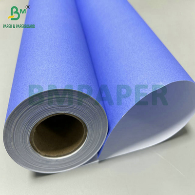 20 lb 24" x 150ft unbeschichtetes einzelnes lilablaues digitales Papier für CAD-Zeichendruck