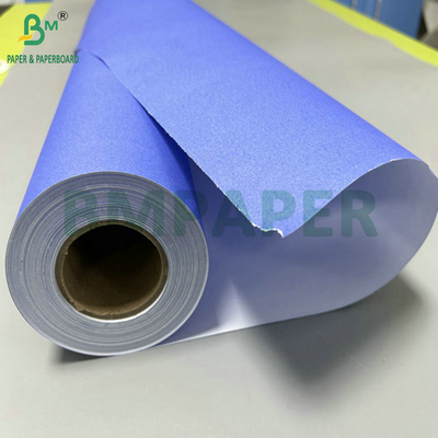 20 lb 24" x 150ft unbeschichtetes einzelnes lilablaues digitales Papier für CAD-Zeichendruck