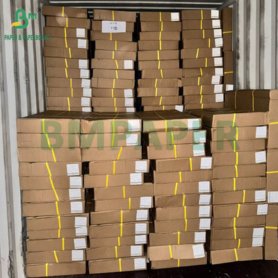 80gm Lilablaues digitales Papier CAD Plotter Rollen eine Seite Weiß 610mm X 50m 2 Zoll Kern
