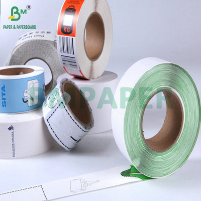 70g 80g Weiß gefaltetes Thermalkarton Flugzeuggepäck-Tag-Etikett Papier