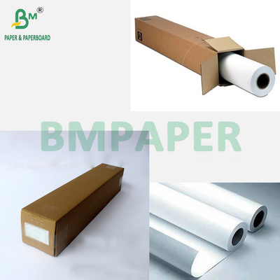 150 gm 200 gm doppelseitiges mattes Fotopapier Weiß beschichtetes CAD-Bondpapier 30m 50m Rollen