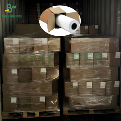 150 gm 200 gm doppelseitiges mattes Fotopapier Weiß beschichtetes CAD-Bondpapier 30m 50m Rollen