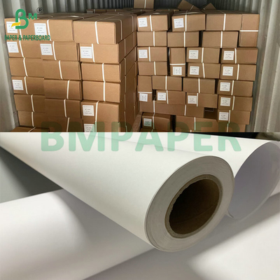 Nicht beschichtetes weißes 20 lb CAD-Bond-Papier zum Tintenstrahldruck 36" x 300' 3 Rollen pro Karton
