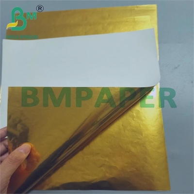 70gm Gold glänzendes Nassefestigkeitspapier für Getränke 70cm x 100cm