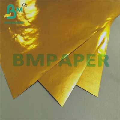 70gm Gold glänzendes Nassefestigkeitspapier für Getränke 70cm x 100cm