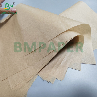 40gm fettfeste braune Backflasche Papier Hitzebeständig 30 x 40 Zoll