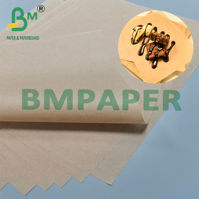 34 g 635 mm Breite Lebensmittelpapier, nicht gebleicht, mit fettdichten Silikonen