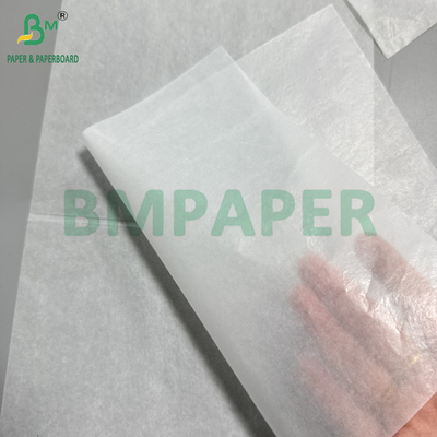 17g 20g Halbtransparentes Papier Zwei Seiten Glanz-Esswarenverpackungspapier