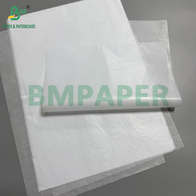 17g 20g Halbtransparentes Papier Zwei Seiten Glanz-Esswarenverpackungspapier