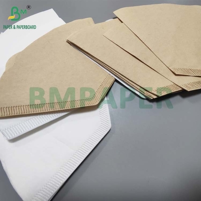 50gm natürliches Weißbraunes Kaffeefilter für Tropfkaffeemaschine