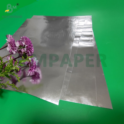 68 gm 70 gm Silber Metallisiertes Feuchtfestigkeitspapier für Bier Halsetikett 700 mm