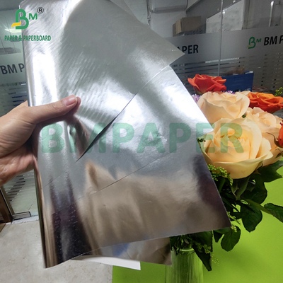 68 gm 70 gm Silber Metallisiertes Feuchtfestigkeitspapier für Bier Halsetikett 700 mm