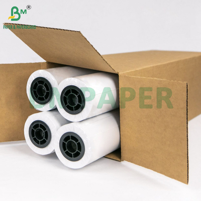 20LB Inkjet Breitformat unbeschichtetes Papier für HP-Drucker 36" X 150" 2"