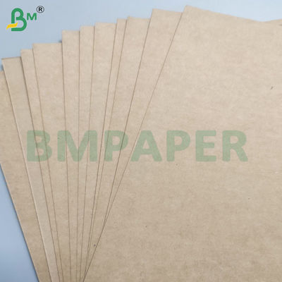 190gm+15gm Lebensmittelsicherheit PE-Beschichtung Jungfruchtzellstoff Braune Schüsselpapierblätter