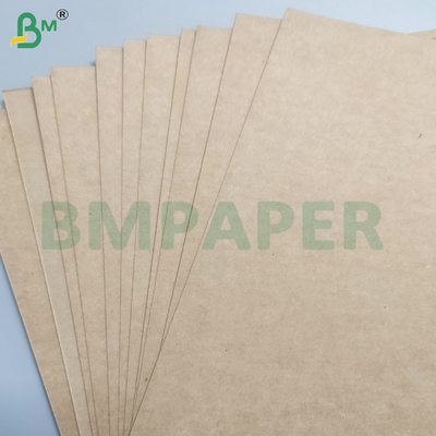 190gm+15gm Lebensmittelsicherheit PE-Beschichtung Jungfruchtzellstoff Braune Schüsselpapierblätter