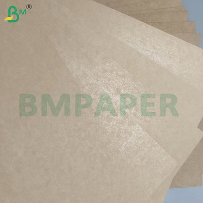 190gm+15gm Lebensmittelsicherheit PE-Beschichtung Jungfruchtzellstoff Braune Schüsselpapierblätter