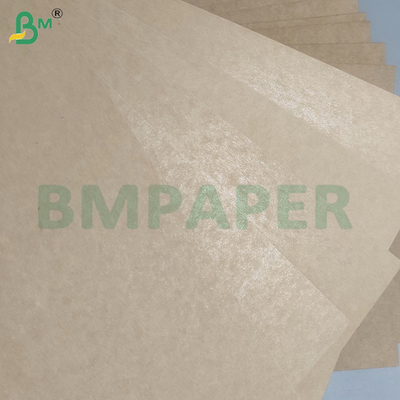 190gm+15gm Lebensmittelsicherheit PE-Beschichtung Jungfruchtzellstoff Braune Schüsselpapierblätter