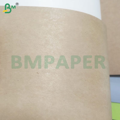 190gm+15gm Lebensmittelsicherheit PE-Beschichtung Jungfruchtzellstoff Braune Schüsselpapierblätter