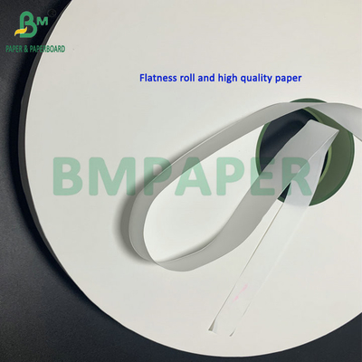 Weißes Kraftpapier mit einer Breite von 32 mm und einer Breite von 24 g für einzelne Strohverpackungen