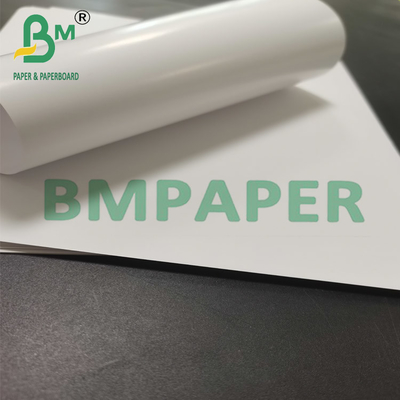 128 Gramm Doppelseitig glänzendes und matte beschichtetes Kunstpapier 27x34" für Magazine