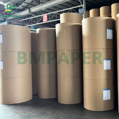 MG Unbleached Naturbraun gestreiftes Kraftpapier 50gm Rollen 800mm Breitkern 76mm
