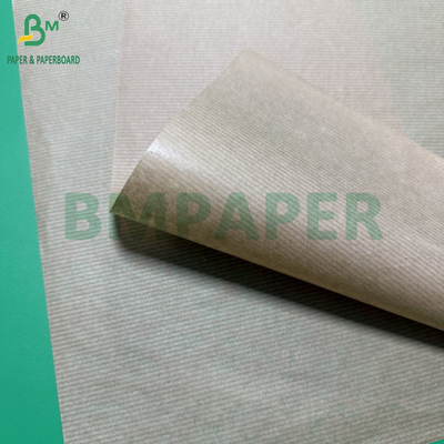 MG Unbleached Naturbraun gestreiftes Kraftpapier 50gm Rollen 800mm Breitkern 76mm