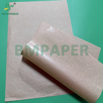 MG Unbleached Naturbraun gestreiftes Kraftpapier 50gm Rollen 800mm Breitkern 76mm