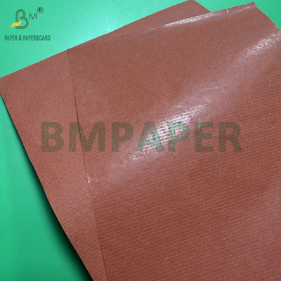 50 g Farbige gestreifte Kraftpapierrolle glatte Einseite Gelb Rot