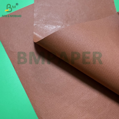 50 g Farbige gestreifte Kraftpapierrolle glatte Einseite Gelb Rot