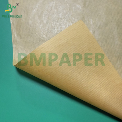 50 g Farbige gestreifte Kraftpapierrolle glatte Einseite Gelb Rot