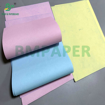 50 gm 60 gm 8,5 "x 14" Pink Blau Farbe Kohlenstofffreies Papier für Lieferbeleg