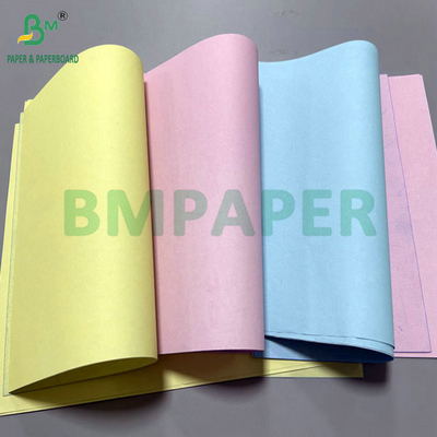 50 gm 60 gm 8,5 "x 14" Pink Blau Farbe Kohlenstofffreies Papier für Lieferbeleg
