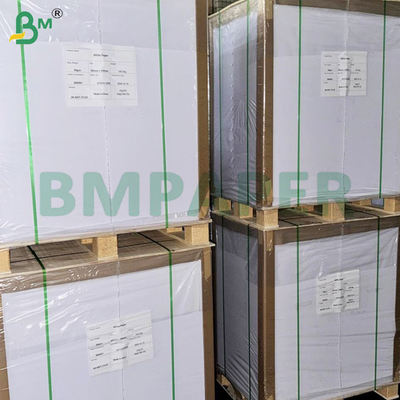 300 gm Recyclingzellstoff 700*1000 mm Beschichtete weißgraue Rückpapierblätter